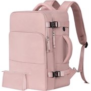 Rinlist Travel Backpack, Friendly Carry-on Backpack Airline Approved Women Men, Hiking Gym Work Weekender Commuter
