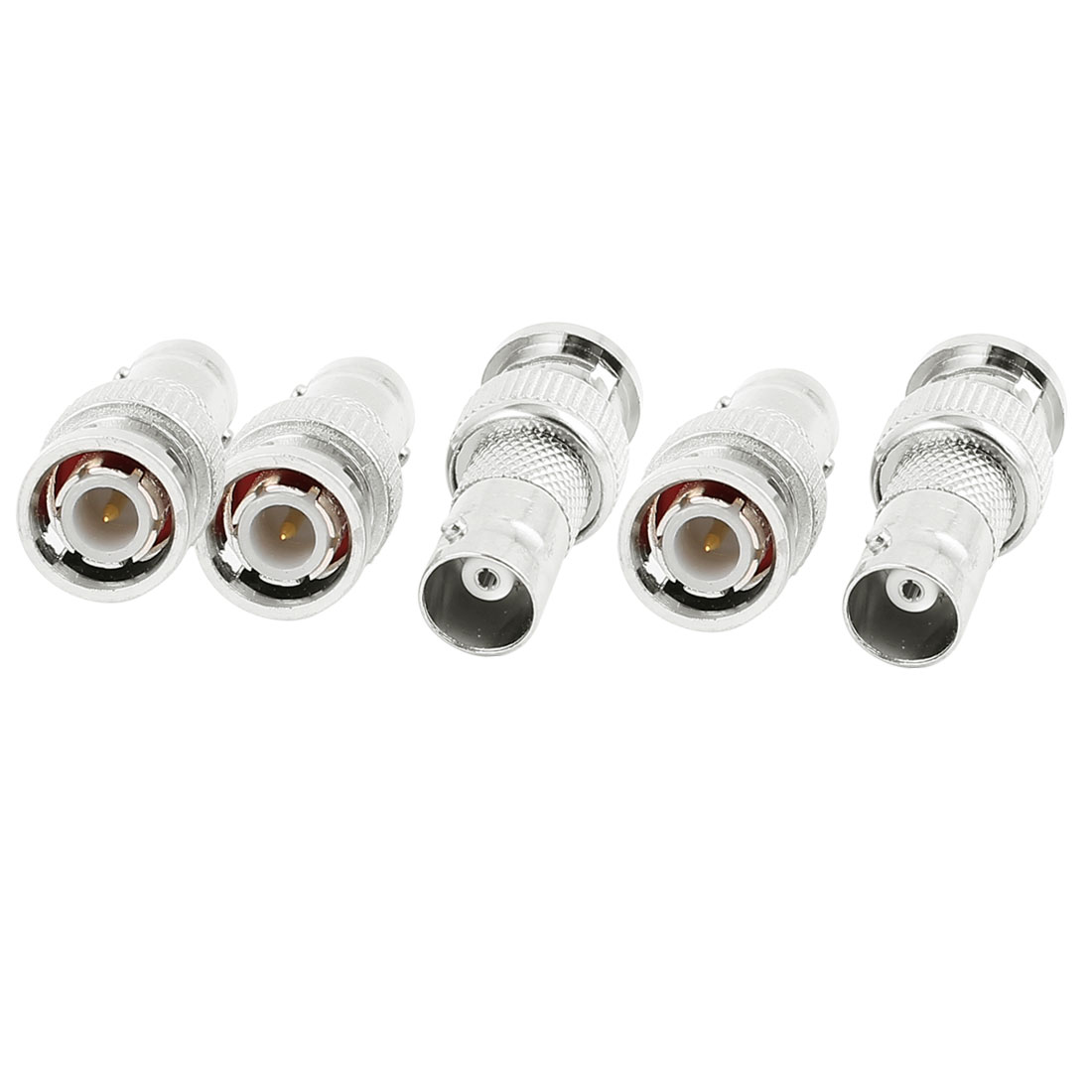 5Pcs BNC Male Plug to TNC Female M/F Straight Type Adapter Connector