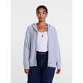 thumbnail image 2 of Scenario Women's and Women's Plus Full Zip Hoodie Sweater, Sizes XS-4X, 2 of 7