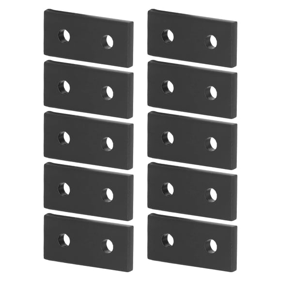 Flat Tie Plate,   Pressure Resistance Mending Plate Bracket 10PCS 2 Holes  For Engineering Industry 1515,2020