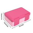thumbnail image 3 of TIMIFIS Bento Box Student Lunch Box Microwave Oven Plastic Lunch Box for Office Workers Sealed Portable Lunch Box Food Grade Lunch Box, 3 of 3