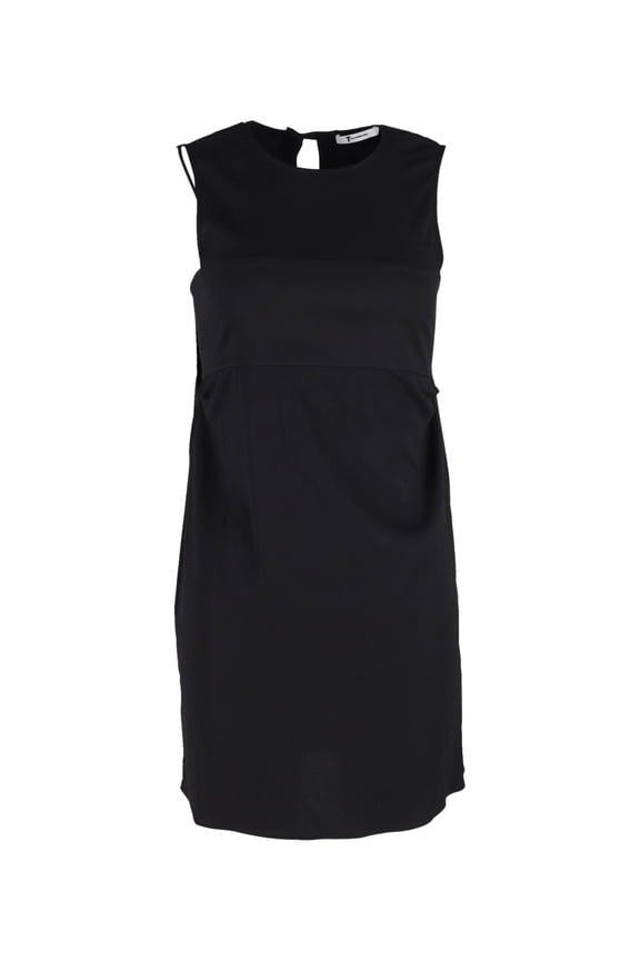 Pre-Owned Alexander Wang.T Crew Neck Mini Dress in Black Cotton