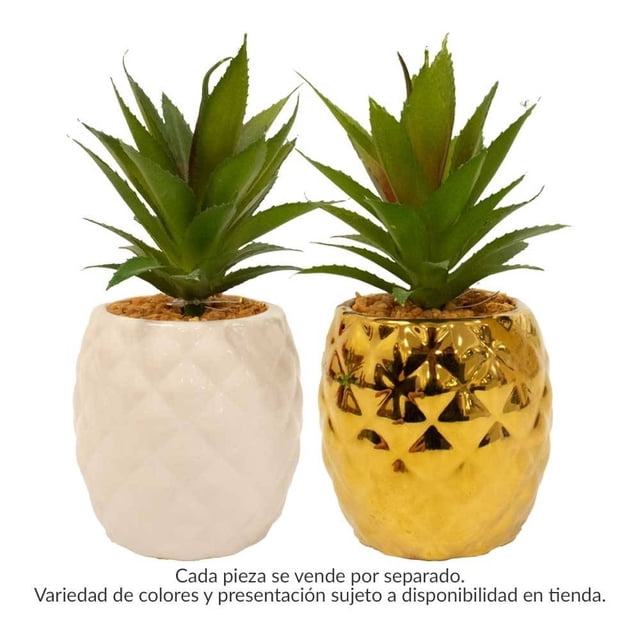 Planta Artificial Mainstays 22 cm Piña Varios Modelos 1 Pieza