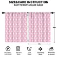 thumbnail image 2 of Blackout Kids Curtains,Pink Cute French Bulldogs Childrens Insulated Curtains Set Of 2,Bedroom Essentials,Toddler Room Decor 42x54in(106x137cm), 2 of 4