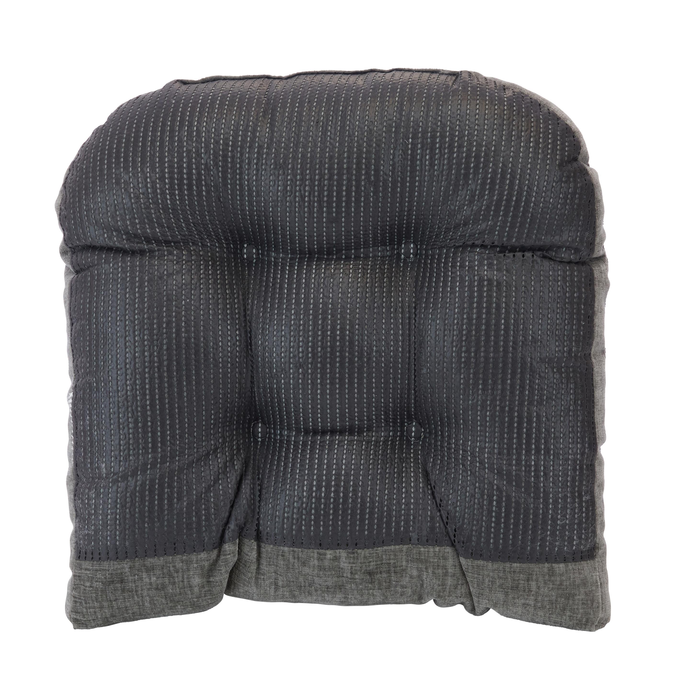 Gripper Non-Slip Plush 17-inch Chair Cushion - Set of 2