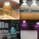 thumbnail image 4 of De Noche Blancas Alimentadas Por Batería Con 16 Luces Rgb, 10 Pegatinas De Brillo, Luz Ambiental, Luz Ambiental, Lámpara De Noche Para Cocina, Sala De Estar, Porche 3 Lámparas sonducket HA015689-00, 4 of 7