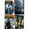 Assorted 4 Pack DVD Bundle: Harry Potter and the Prisoner of Azkaban, Jurassic World, Red, Interviewing Monsters And Bigfoot