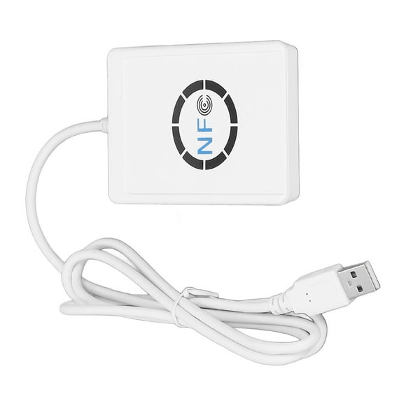 Contactless Smart Card Reader, 424kbps Built in Antenna USB 2.0 Full Speed NFC Reader Writer for FeliCa NFC Tags