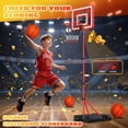 thumbnail image 3 of Canasta de baloncesto para niños Flybakiz, altura ajustable con marcador, 3 of 6
