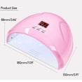 thumbnail image 3 of Lámpara Led Uv para secador de uñas, barniz de Gel Uv con lámpara de 12 Led para manicura, lámpara de Gel para uñas, lámpara de secado, máquina secadora con Sensor de tiempo, 3 of 5