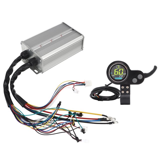 Controlador de Bicicleta eléctrica en dos en uno l081 panel acelerador de pulgar 48 60v 1500w scooter eléctrico accesorio de reemplazo