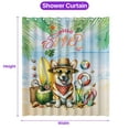 thumbnail image 5 of Corgi Hello Summer with Sunglasses and Surfboard Tropical Vibes Shower Curtain Welsh Corgi Dog Lover Gifts Idea Waterproof Bathroom Bathtub Curtain - 00007, 5 of 5