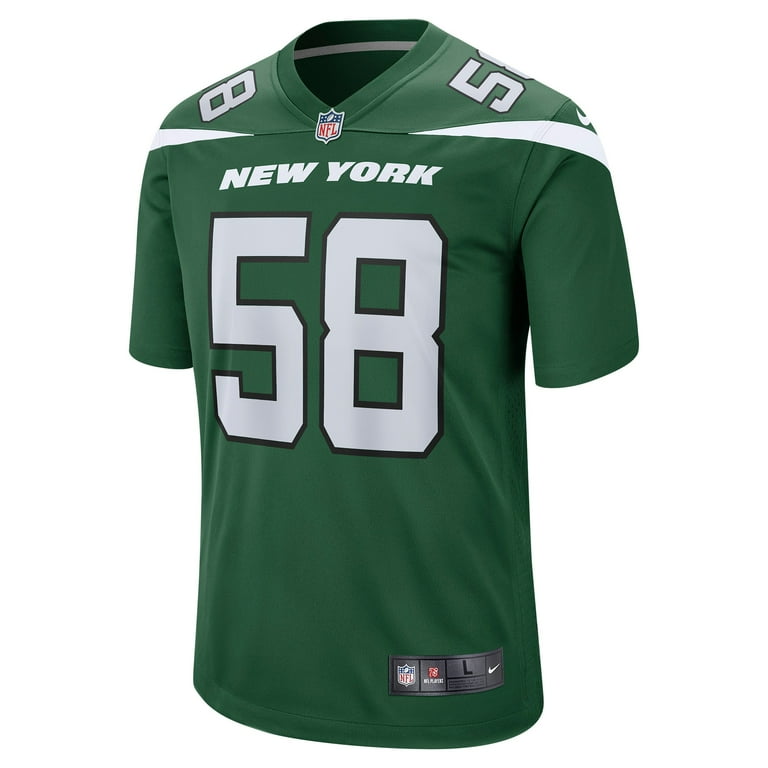 Men s Nike Carl Lawson Gotham Green New York Jets Game Jersey Walmart