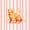 Pink Golden, variant on Homewish Cute Golden Retriever Dog Twin Duvet Cover,Cartoon Animal Twin Bedding,Pink White Stripes Decor,Pink Reversible,2 Pieces,1 Duvet Cover and 1 Pillowcase