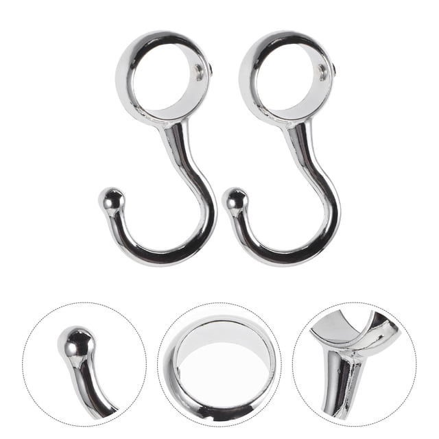FOMIYES 2Ud Posicionadores Metálicos Para Y Barras De Ropa Sin Montaje