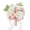 Pink, variant on Elegant Rose Wedding Bouquets with Ribbon for Bride Bridesmaid Party Decoration Flower Arrangement, 24 cm, Pink