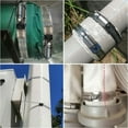 thumbnail image 5 of 2X Abrazaderas de Manguera Correa de Metal de 20 Pies + 40 Sujetadores Abrazaderas de Banda de Acero Inoxidable Cortadas A Medida DIY Gusano Grande Ajustable, 5 of 5
