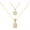 Gold Letter B, variant on Gold/Silver Letter Necklace for Women,14K Gold Plated Initial Necklaces,Personalized Custom Name accessories,Initials Pendent Necklace for Couple,2PCS Trendy Tarien for Mom Girfriend