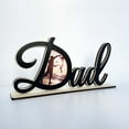 thumbnail image 4 of Wdhugt Wooden Father Letter Frame For Home Decor And Holiday Gift Made Of Wood Material With Hollow Design For Tabletop Display, 4 of 7