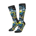 thumbnail image 2 of Easygdp Goal Time Soccer Socks Sport Knee High Socks Calf Compression Athletic Socks for Men and Women, 2 of 9