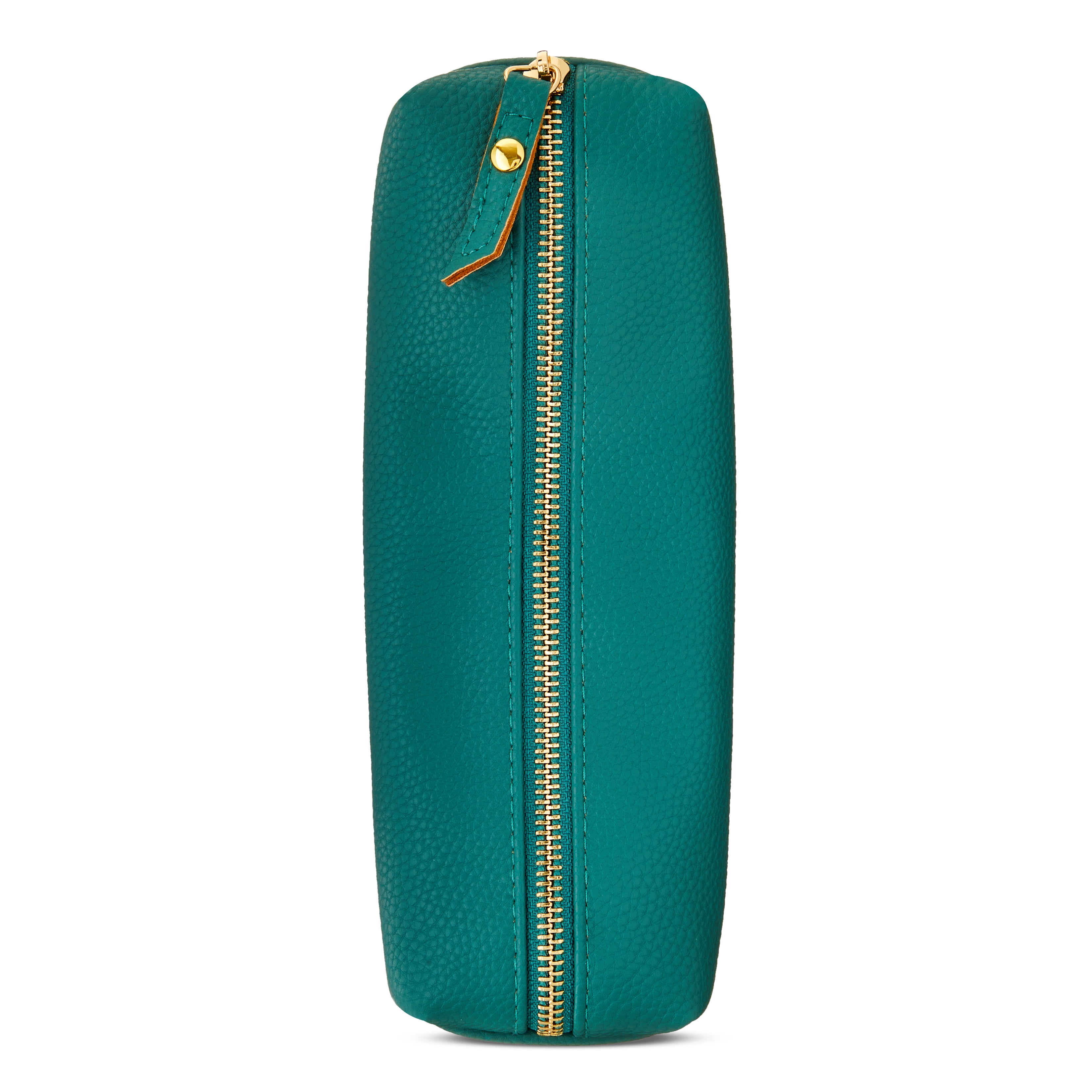 Pen+Gear Simulated Leather Pencil Pouch, Green
