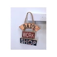 thumbnail image 1 of Dad's Workshop Wooden Sign Wall Decor, 1 of 1