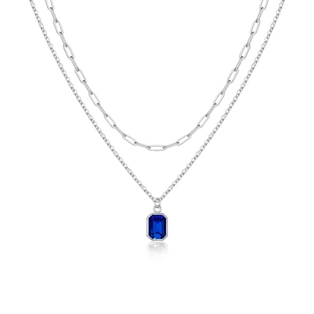 Turandoss Tanzanite Necklaces for Women Birthstone Necklaces for Womens December Birthstone Necklace Tanzanite Necklace for Girls Jewelry for Girl Birthday Gifts for Women Girls