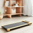 thumbnail image 2 of Resenkos 2.5HP Folding Walking Pad Treadmill with Remote and Transport Wheels - Natural Wood, 2 of 7