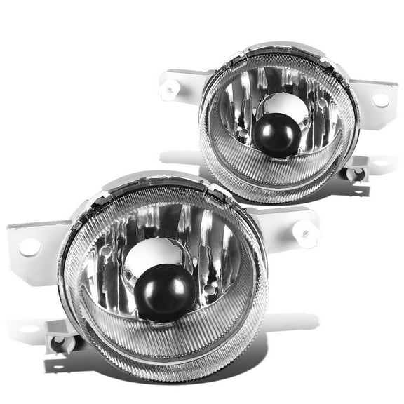 DNA Motoring FL-ZTL-125-CH For 1993 to 1995 Honda Civic Del Sol EG EH6 Pair Bumper Driving Fog Lights (Clear Lens) 94