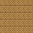 thumbnail image 1 of Ahgly Company Machine Washable Indoor Square Transitional Golden Brown Yellow Area Rugs, 4' Square, 1 of 7