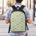 thumbnail image 5 of Disketp Cute Chubby Frog School Backpack, Lightweight Basic Middle School Bookbags 17 Inch Casual Daypack for Student College, Travel or Outdoor, 5 of 6