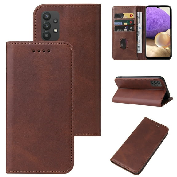 For Samsung Galaxy A32 4G / A32 Lite Magnetic Closure Leather Phone Case
