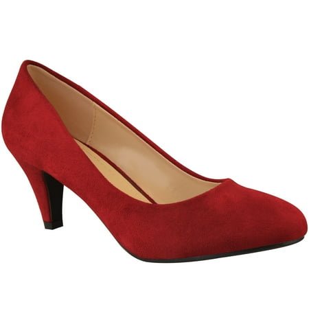 

Fashion Thirsty Womens Ladies Low Heel Court Shoes Comfort Pumps Slip On Shoes