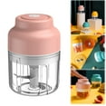 thumbnail image 2 of electric garlic chopper, Plastic mini food processor, Electric Garlic Chopper, Rechargeable Mini Food Processor for Vegetables, 2 of 9