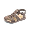 thumbnail image 4 of Sandalia Huaraches Pasitos Para Niño Ajuste Hebilla Piel cafe 17, 4 of 6