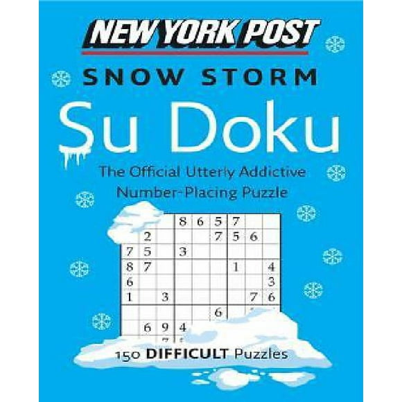 New York Post Neige Tempête Su Doku par Harpercollins Publishers Ltd. (COR)