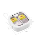 thumbnail image 4 of Portable Storage Box With Tether Hairpin Cotton Swab Tea Pill Travel Storage Bag Hidden Push Switch With Handle Storage Box, White, 4 of 5