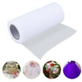 thumbnail image 4 of Fabric Ribbons, Multifunctional Excellent Workmanship Tulle Roll Colored Delicate Long Service Life  For DIY Doll Clothes For Wedding Decoration White,Pink,Black, 4 of 8