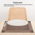 thumbnail image 2 of 11.8 X 17.7 Inch 3 Colors Coasters Table Cloth Pad 4 Pcs Placemat, PVC Placemat, For Dining Table For Placing Plate, 2 of 8