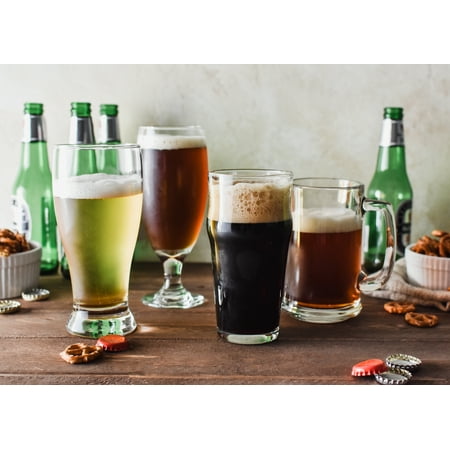 Beer Glass Set - Better Homes & Gardens Variety Beer Glass Set, 4 Pieces