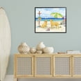 thumbnail image 4 of Stupell Industries Tropical Dog Beach Day Black Framed Giclee Art, 30 x 24, by Paul Brent, 4 of 8