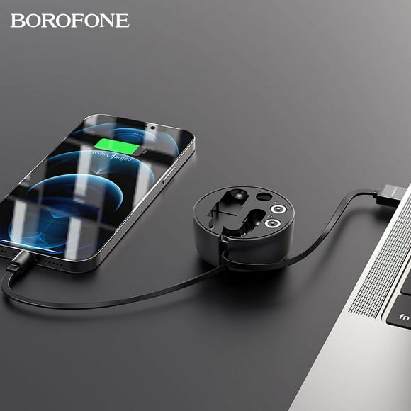 Hongkaii Borofone BU26 one-to-three magnetic charging cable for Apple Android TYPE-C gift charging cable DZ#422-5899
