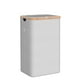 thumbnail image 4 of Cesto de ropa Lonbet con tapa, 98 L, marco de bambú gris claro, 4 of 8