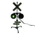 thumbnail image 3 of Railroad Crossing Signal Flashing Red Lights Desk Lamp RR Xing Train Sign Light, 3 of 4