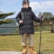 thumbnail image 4 of Parkas de manga larga unisex, chaqueta de plumón de color liso, mediana a larga, informal, gruesa, de invierno, blanca, con capucha, de manga larga, abrigo de poliéster para niños., 4 of 8