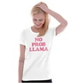 thumbnail image 4 of No Problama Llama Alpaca Cute Funny Womens Slim Fit Graphic Tee Brisco Brands X, 4 of 5