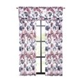 thumbnail image 6 of PowerSellerUSA 2-PACK Floral Modern Room Darkening Window Curtain for Livingroom, Bedroom and Kitchen, Rod Pocket Top, 50" W x 84" L, Panel, 6 of 6