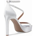 thumbnail image 4 of Naturalizer Women's Pnina Tornai Love 3 Heeled Sandal White 8.5M, 4 of 5