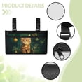 thumbnail image 5 of COEQINE Christmas Cat Tree Wheelchair Side Pouch Power Wheelchair Side Pouch Small Wheelchair Side Bags for the Armrest Scratch-Resistant Xmas Gifts for Friend and Family, 5 of 7