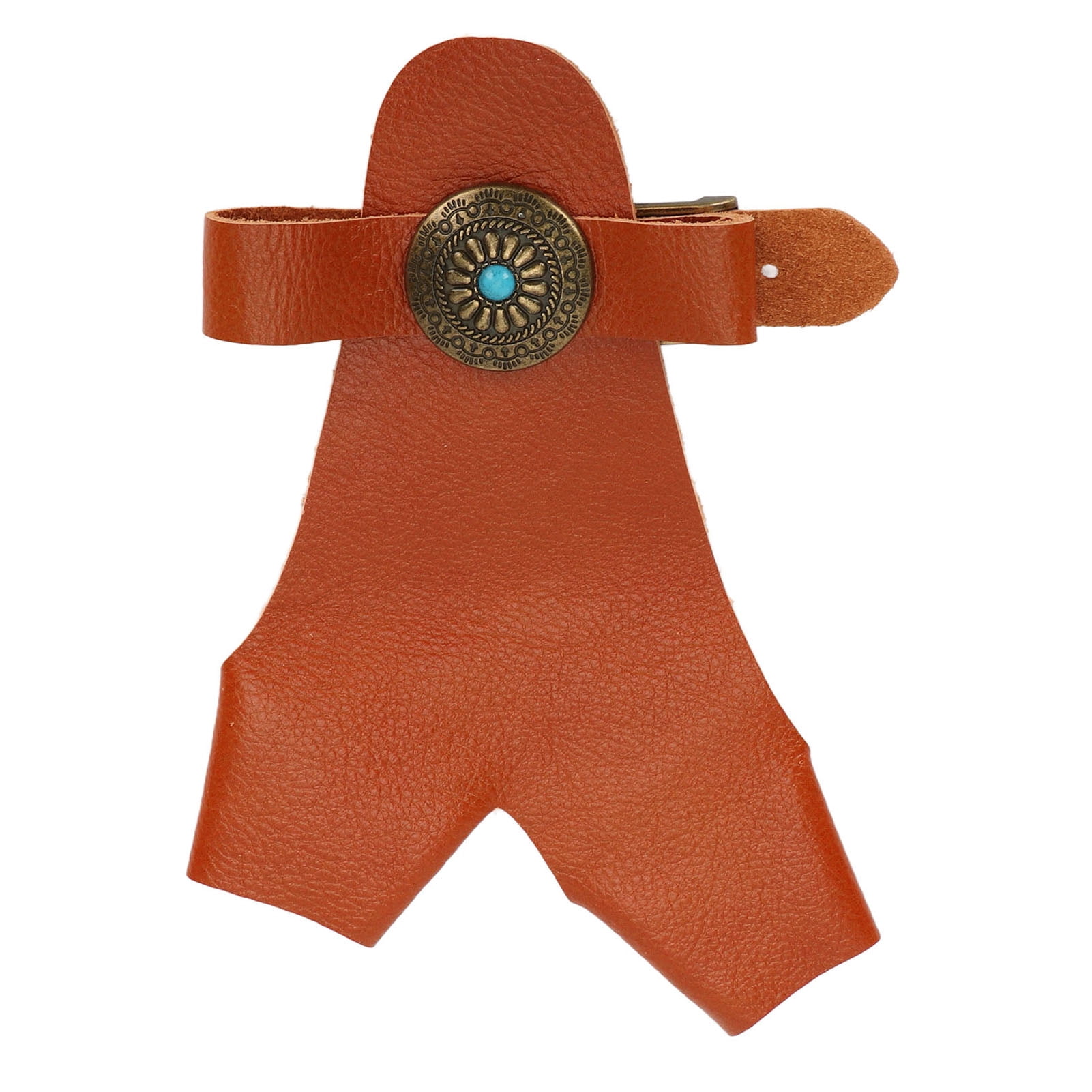 Gant De Protection Pour Tir à L'arc En Cuir PU - Réglable, Respirant - Pour Arc Traditionnel Et Loisirs - 3